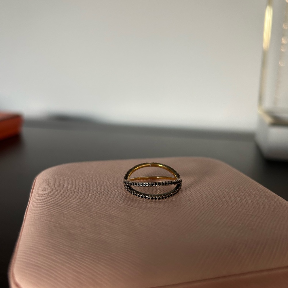 Michael Kors Gold and Black Ring